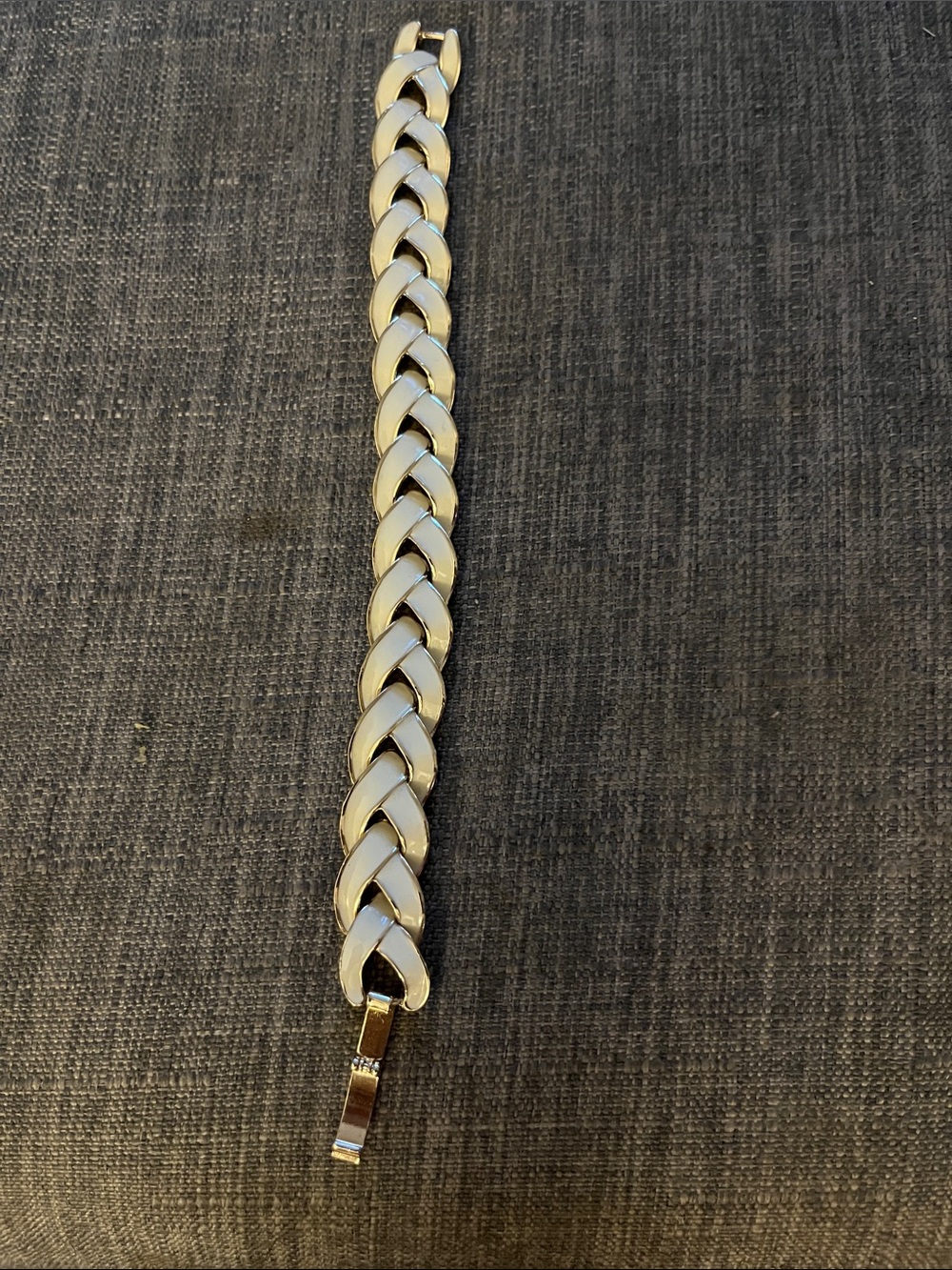 Talbots Silver Braided Link Bracelet